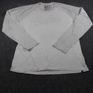 Hurley x Buckle Premium Fit Raglan Long Sleeve Tee Men’s XL White/Gray